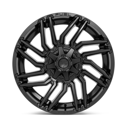 Fuel 1PC D775 Typhoon 22x10 Matte Black Wheel, 8x180 Bolt Pattern, -18mm Offset