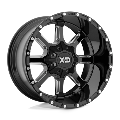 XD838 22X12 5X5.5/150 G-BLK MILL -44MM
