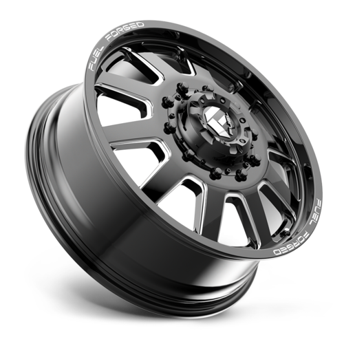 Fuel Mono D09 DE09 22-Inch Matte Black Milled Wheel, 10x170 Bolt Pattern, -50mm Offset