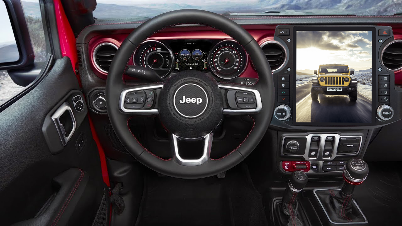 Linkswell - 2018-Up Jeep JL/JT Generation 4 T-Style Radio (No HDMI Input) - TS-JPJL12-1RR-4B (SDEOL)