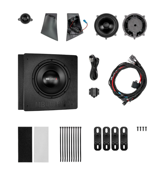 MB Quart Mercedes-Benz Sprinter W907 (19+) Tuned Audio Package - 700W STAGE 6 Audio System: MBQSV-STG6A-1