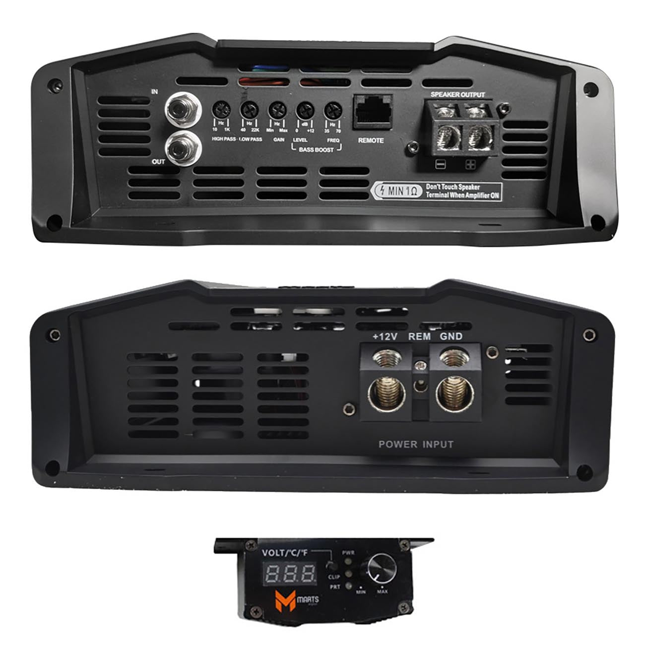 MARTS MFD30001OHM Digital Full-Range Monoblock Amplifier, 3000W RMS