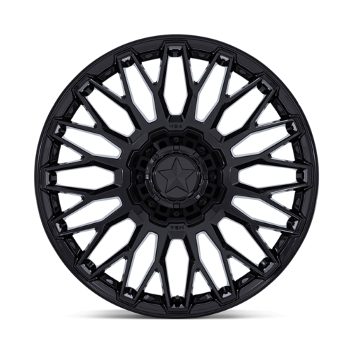 MSA Offroad Wheels M50 Clubber UTV 24x7 Gloss Black Wheel, 5x4.5 Bolt Pattern, +0 Offset