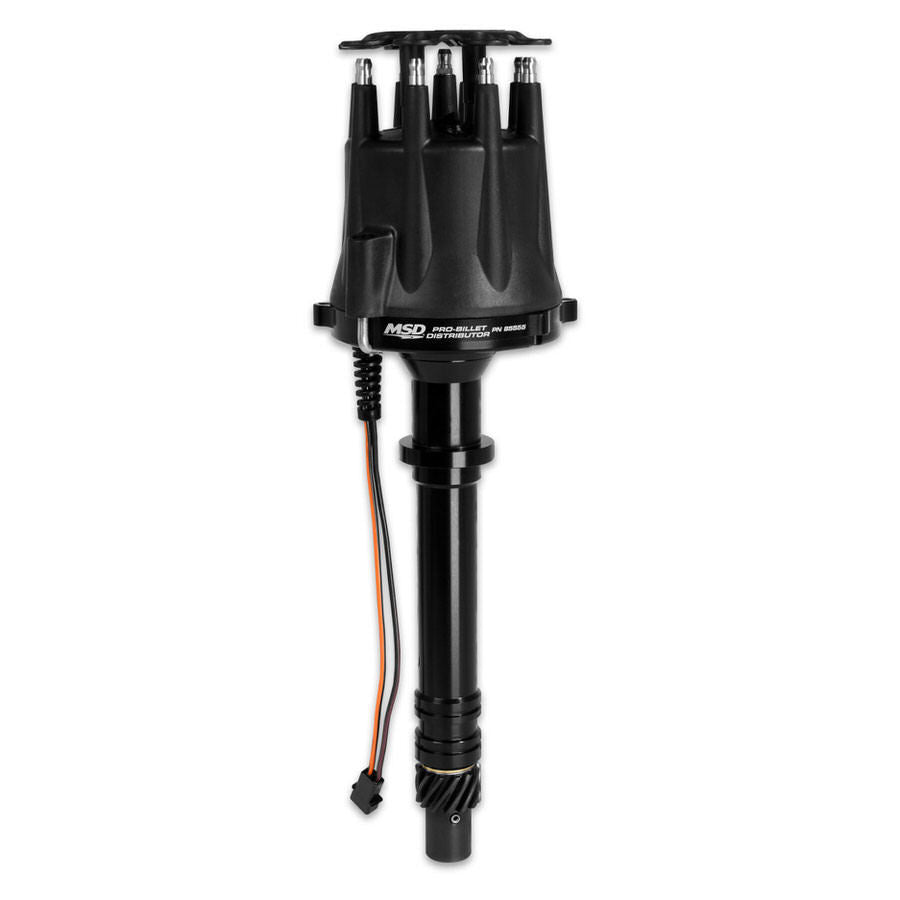 Chevy Dist. V-8 Billet w/Cap & Rotor - Black
