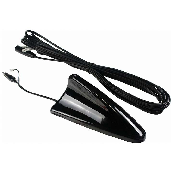 Nippon Roof Mount Shark Fin AM/FM Antenna with Built-in Amplifier - Model NA1544RF