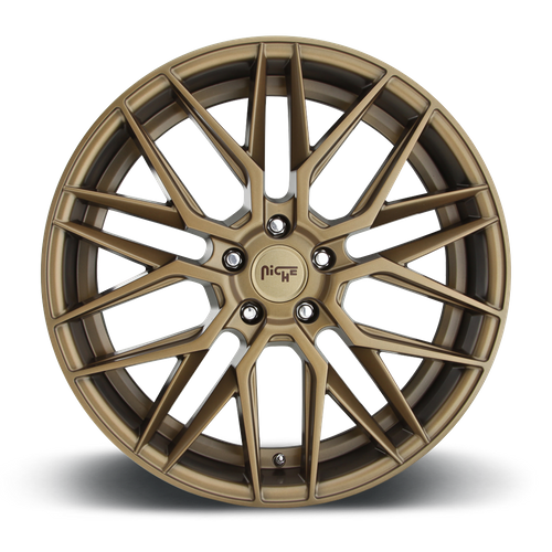 Niche 1PC M191 Gamma 19x9.5 Matte Bronze Wheel, 5x4.5 Bolt Pattern, +35 Offset