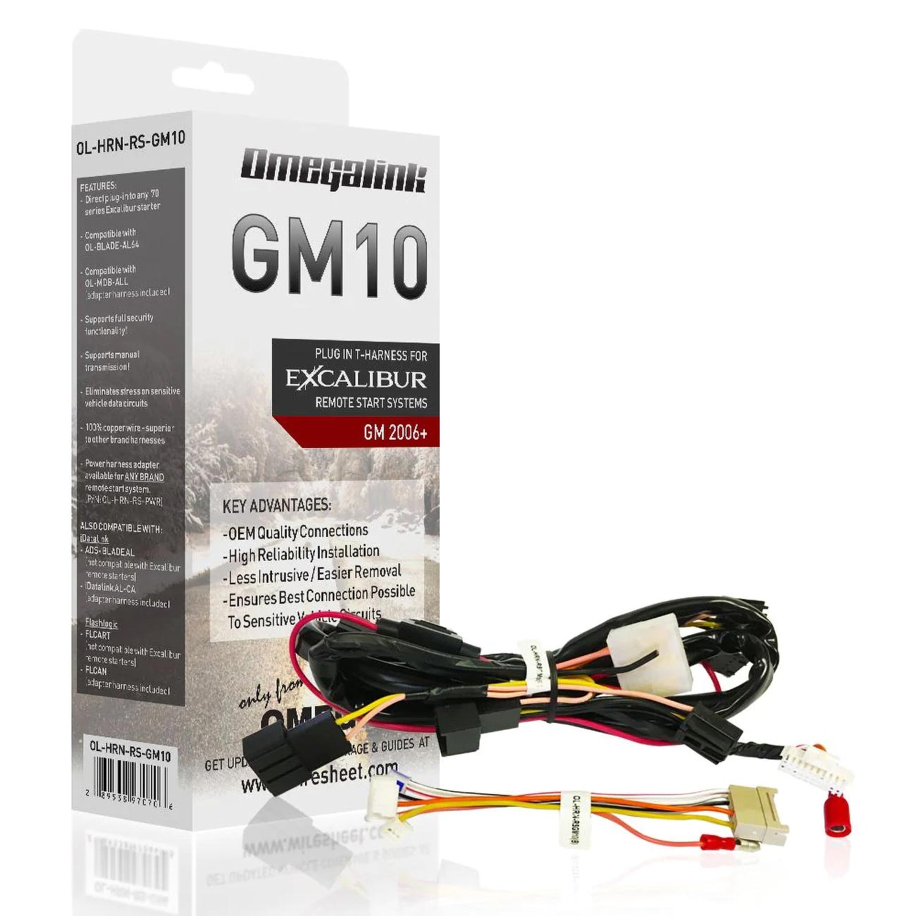 Excalibur Alarms Omegalink T-Harness for GM Hummer and Suzuki Vehicles (2007-2017)