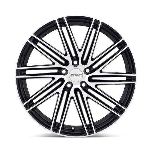Petrol P1C 18-Inch Gloss Black Machined Face Wheel, 5x105 Bolt Pattern, +40 Offset