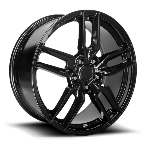 Performance Replicas PR160 18-Inch Gloss Black Wheel, 5x4.75-Inch Bolt Pattern, 56 mm Offset