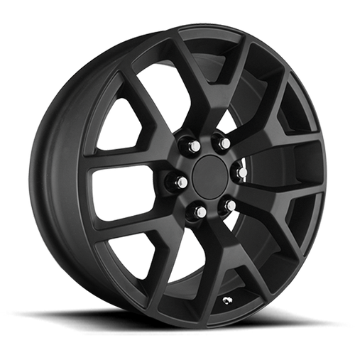 Performance Replicas PR169 Matte Black 22-Inch Wheel, 6x5.5 Bolt Pattern