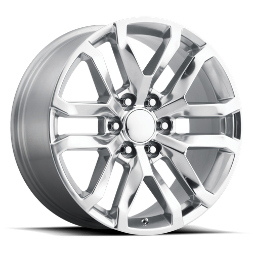 Performance Replicas PR196C 22-Inch Chrome Wheel, 6x5.5 Bolt Pattern, 24mm Offset