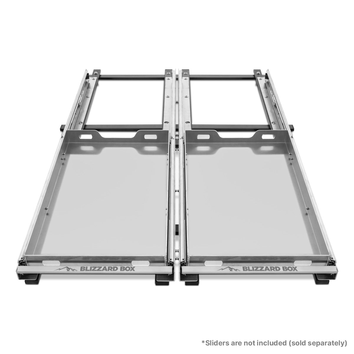 PROJECT X - AC58172-1 - Cargo Track - Blizzard Box - 41QT/38L Slider Mount for 07-18 Jeep JK - P/N: AC58172-1