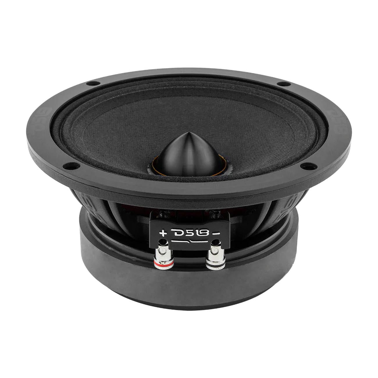 DS18 PROZXI64BM 6.5-Inch Mid-Range Loudspeaker - 600W, 4 Ohm with Bullet Neodymium and Ferrite Hybrid Magnets