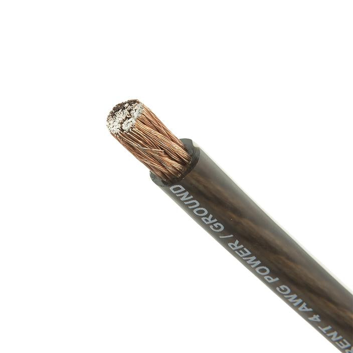 DS18 Ultra Flex CCA Power Wire 4 Gauge, 100 Feet - Black