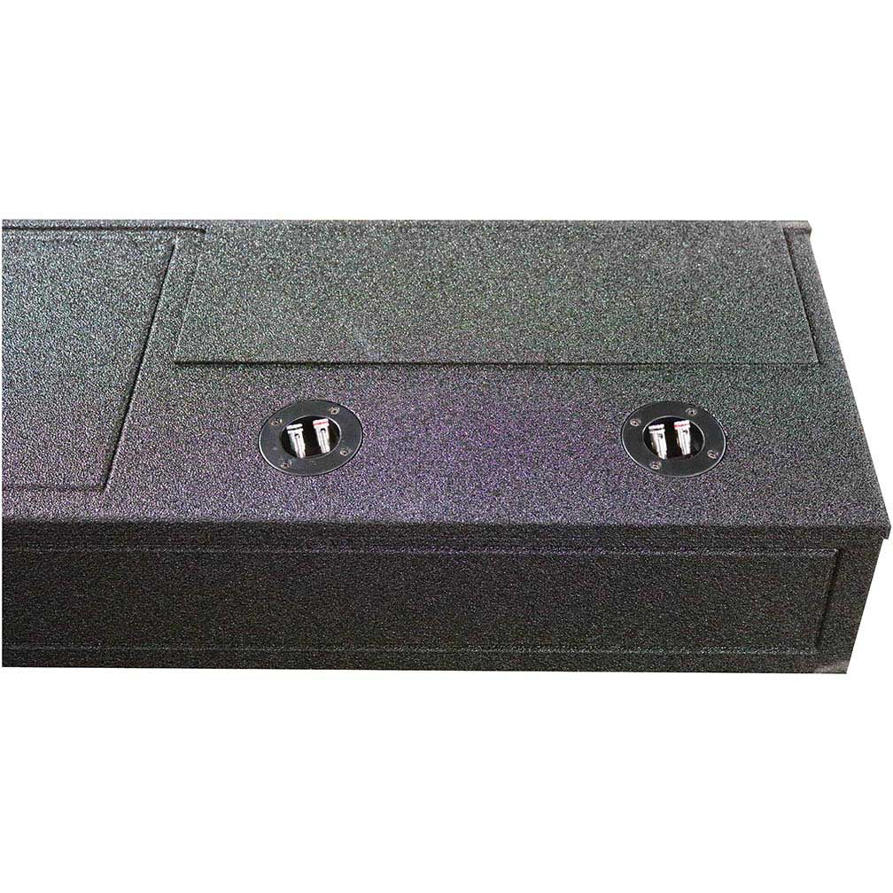 QPower QBOMB Ford F-Series Super Crew 2009-2024 Dual 8-Inch Empty Woofer Enclosu - View 3