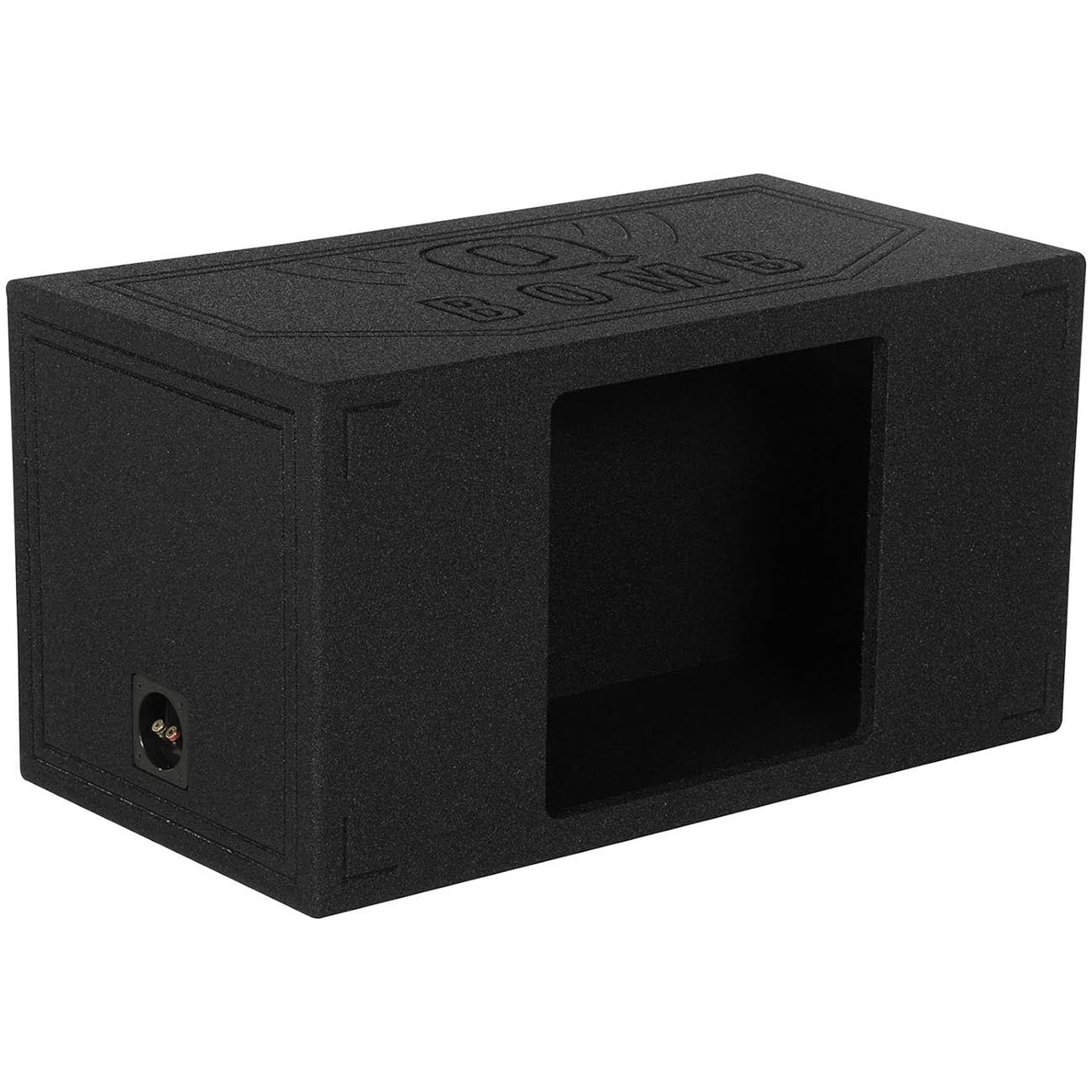 Qpower Single 15-Inch Extra Large Vented QBOMB Square Hole Speaker - View 3
