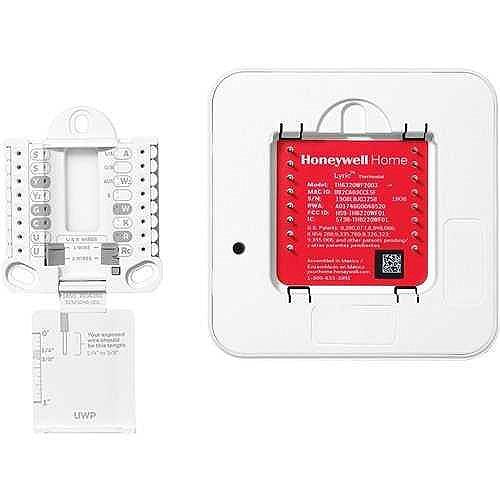 Honeywell Home TH6320ZW2007/U Z-Wave T6 Pro Programmable Thermostat with SmartStart, Low Voltage, UWP Mount, White
