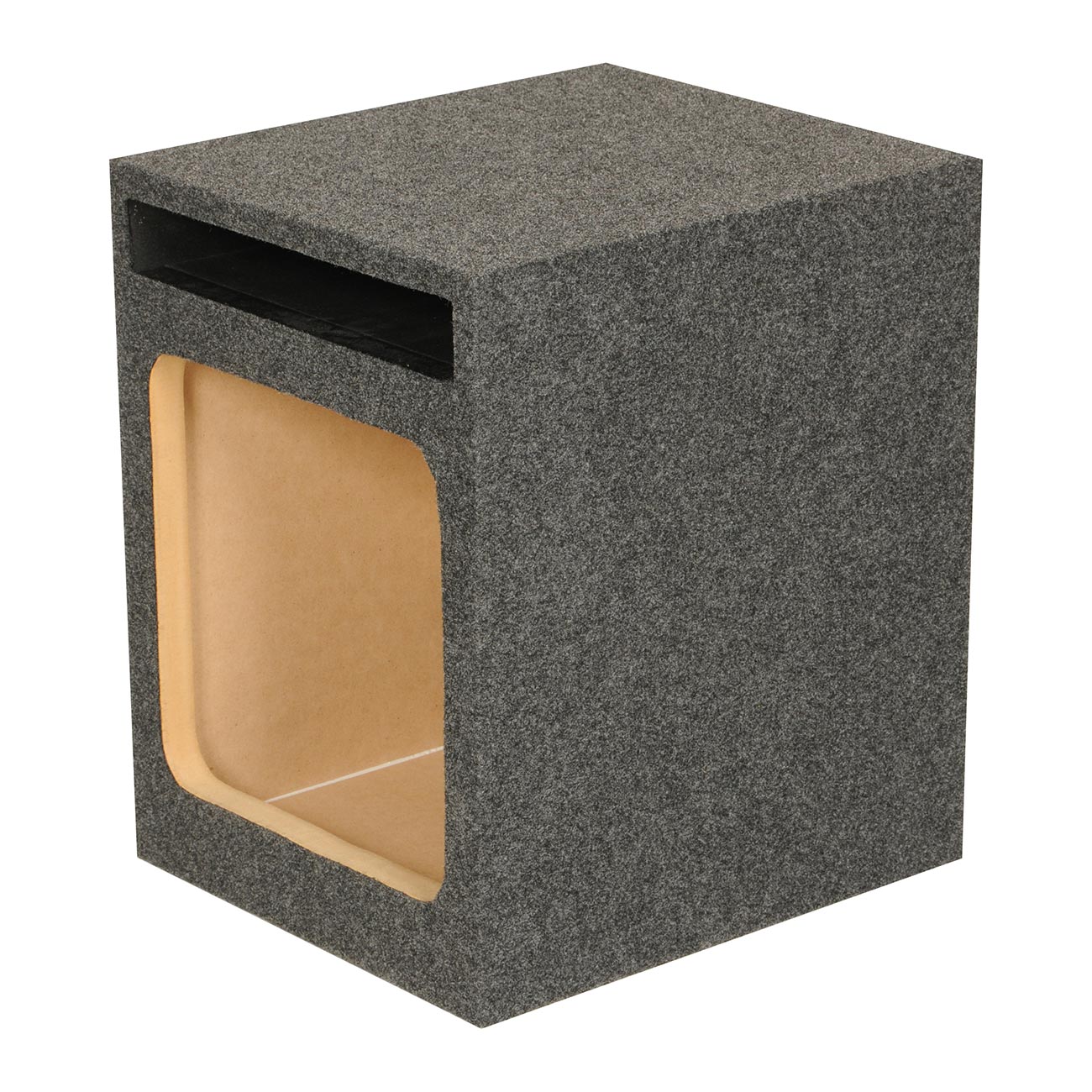 QPower Single Square 12-Inch Slot Ported Empty Woofer Enclosure - View 5