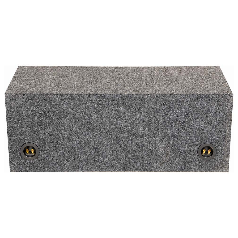 Qpower QHD210V Dual 10-Inch Vented MDF Bass Enclosure
