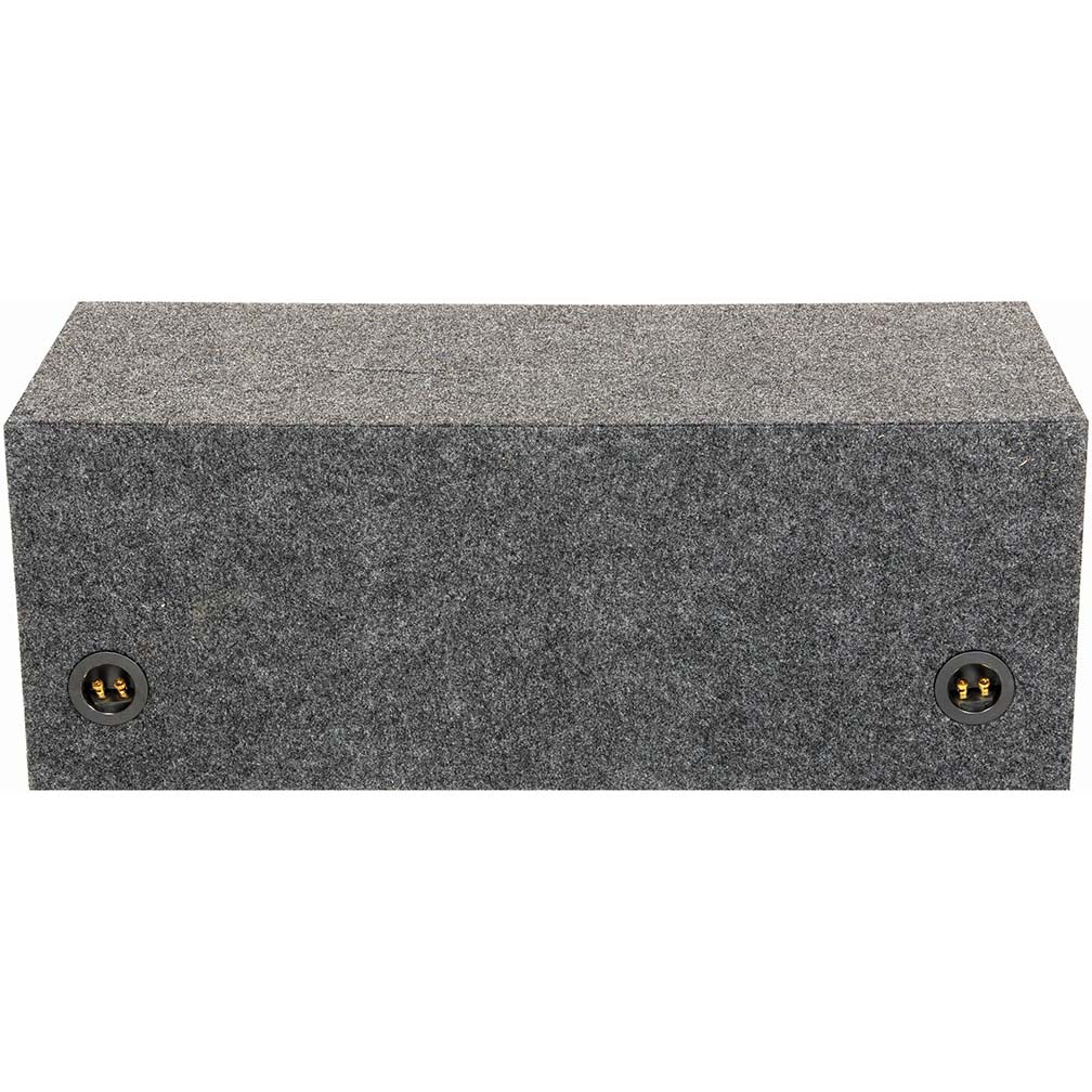 Qpower Dual 12-Inch Vented Hole Enclosure with 1-Inch MDF - View 5