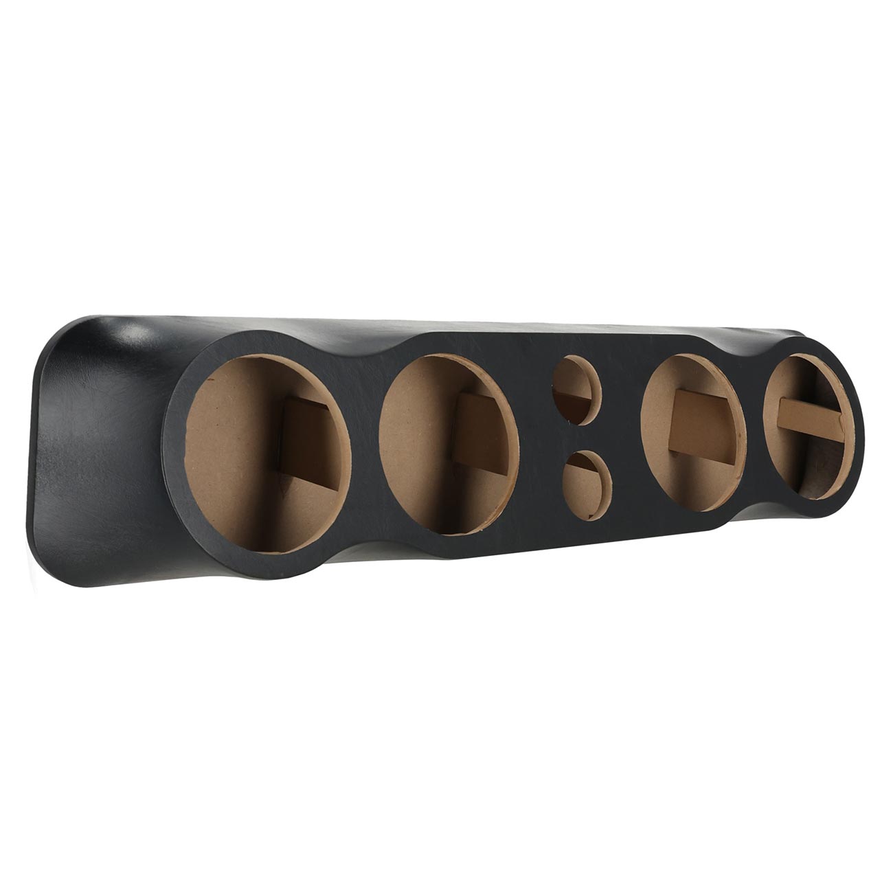 Qpower QPOD65QUAD Vinyl Covered Sealed Empty Speaker Pod with 4x 6.5" Speakers and 2x 3" Tweeters
