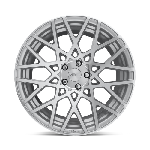 Rotiform R110 BLQ 18x8.5 Wheel, 5x112 Bolt Pattern, 35mm Offset, Gloss Silver Machined