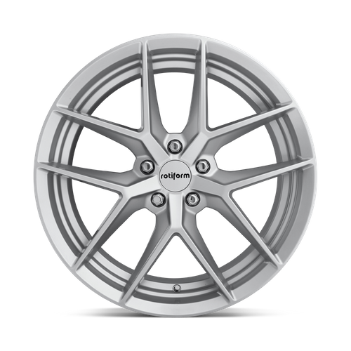 Rotiform R133 FLG 18x8.5 Gloss Silver Wheel, 5x108 Bolt Pattern, +45 Offset