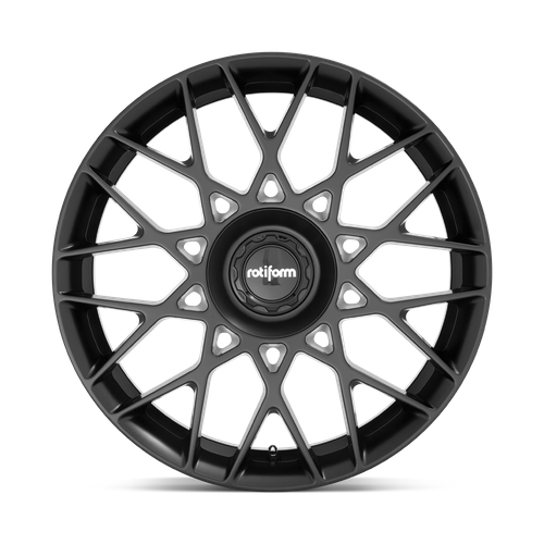Rotiform R165 BLQ-C 19-Inch Matte Black Wheel, 5x112 Bolt Pattern, 45mm Offset