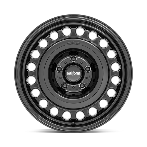 Rotiform R191 STL 18x9 Gloss Black Wheel, 5x120 Bolt Pattern, 30mm Offset