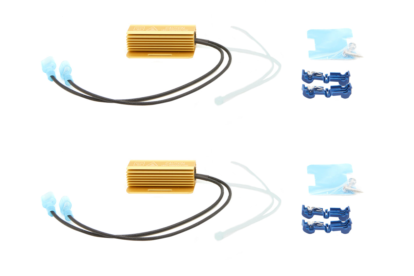 Lucas Lighting - Pair of 6 ohm 50 watt rated quality resistors - RESISTORS-50W