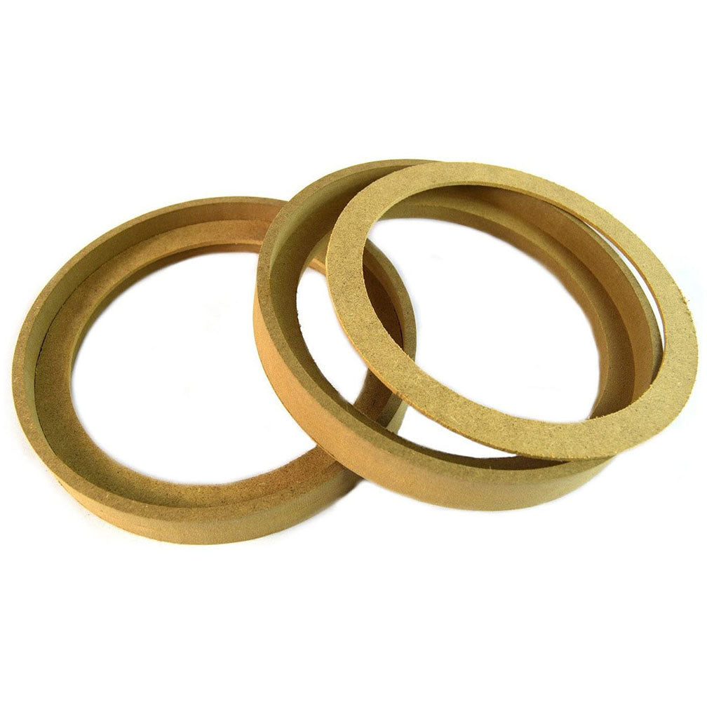 Nippon MDF Speaker Ring 8-Inch Recess with Bezel and 1/2-Inch Extension Pair