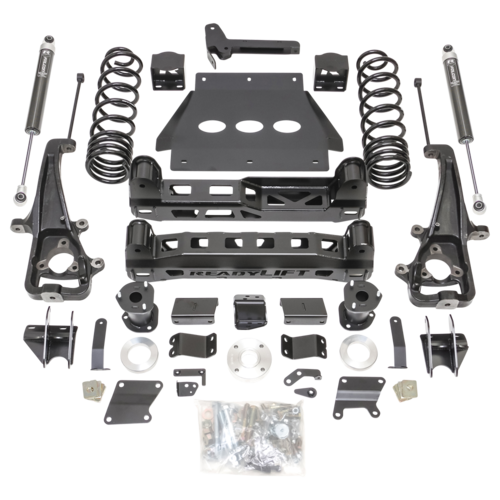ReadyLift Suspension 44-19601 6-Inch Lift Kit for Dodge and Ram Trucks with Falcon Shocks