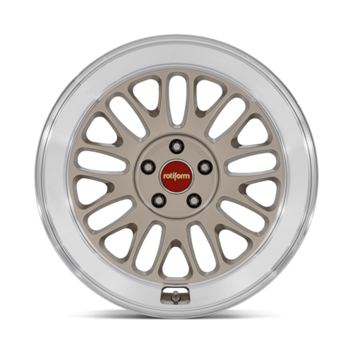 Rotiform RC214 SCP Matte Gold Wheel with Diamond-Cut Lip