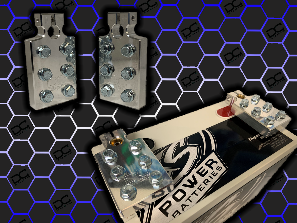 DC Audio TM-SAE-6FLT-ALU SAE Clamp battery terminals