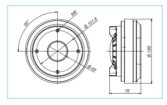 Beyma 2" Exit Compression Driver SMC-60