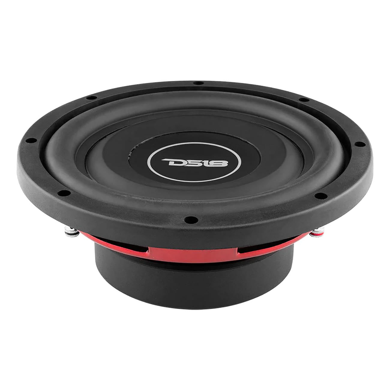 DS18 SRW84D 8-Inch Shallow Mount Woofer - 150W RMS / 300W Max, Dual 4 Ohm Voice Coils