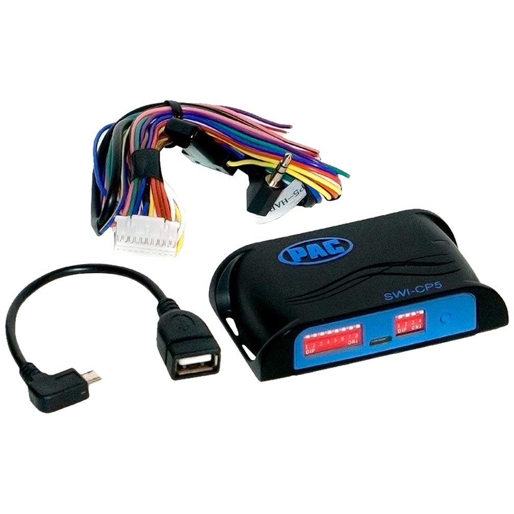 PAC Universal Analog/CAN-Bus Steering Wheel Control Interface with Smartphone and PC App Programmability