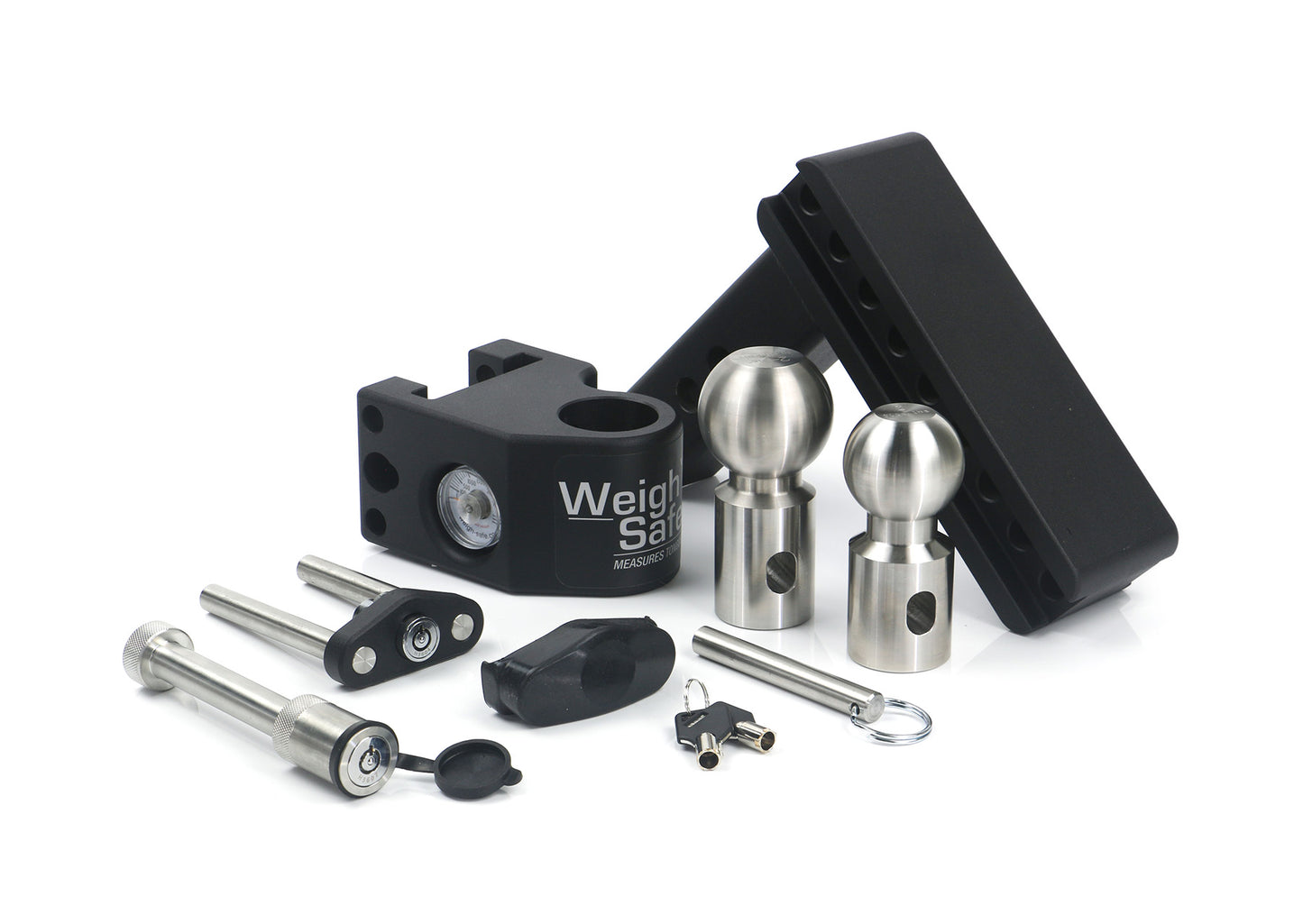 Weigh Safe - SWS6-2-KA - Trailer Hitch - Steel 6" Drop Hitch with 2" Shank Keyed Alike WS05 Included - P/N: SWS6-2-KA