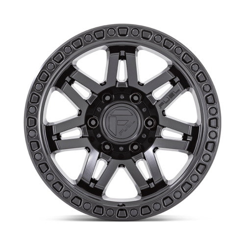 Fuel 1PC D810 Syndicate 17x9 Wheel, 5x127 Bolt Pattern, -12 Offset, Blackout Finish