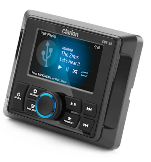 Clarion #010-03228-00 CMR-30 Radio Remote Control; For use with CMM-30 and CMM-30BB Radios. With 3 inch Fill Color LCD Display.