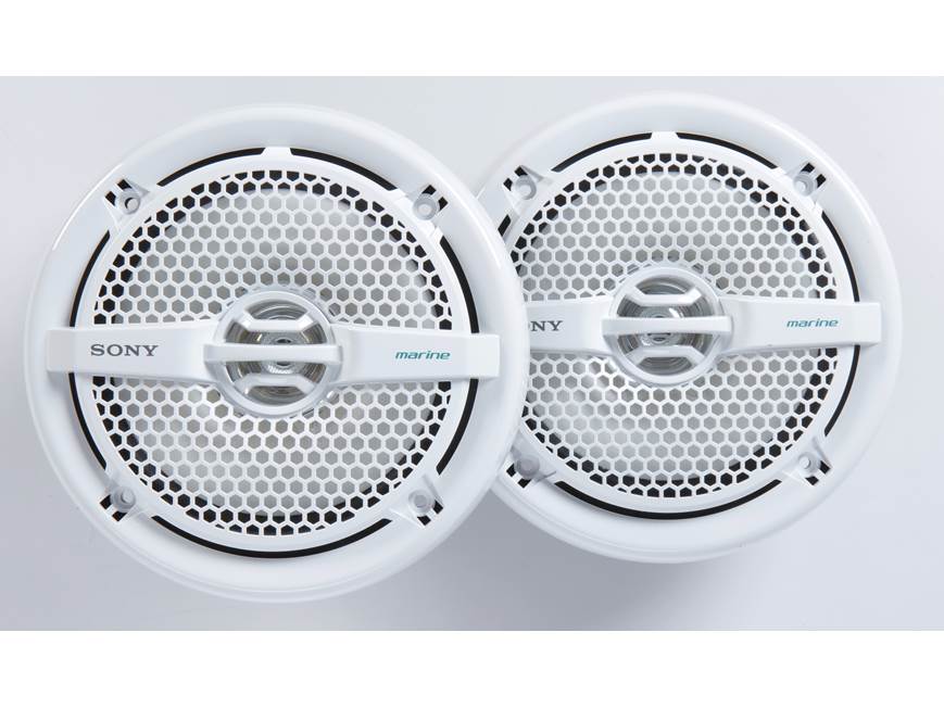 Sony XS-MP1611 6.5" Dual-Cone Marine Audio Speakers Pair White 140W Peak - View 4