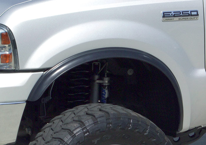 Pacer Performance - 52-156 - Fender Extension Molding - 52-156 Flexy Flare Rubber Fender Extensions Standard Duty, 2-1/2" x 58", 4 Piece Kit - P/N: 52-156