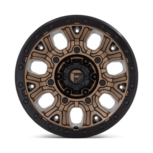 Fuel 1PC D826 Traction 17x9 Wheel, 6x5.5 Bolt Pattern, Matte Bronze with Black Ring