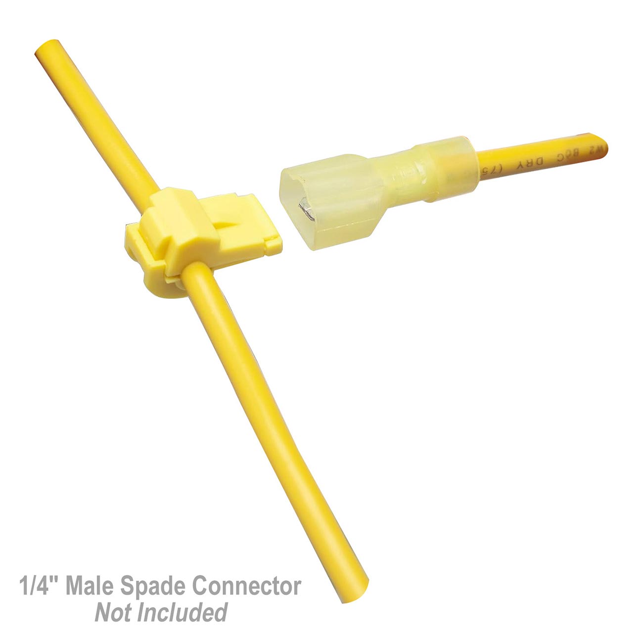 Xscorpion T-Tap Connectors 10/12 Gauge - Yellow, Pack of 50