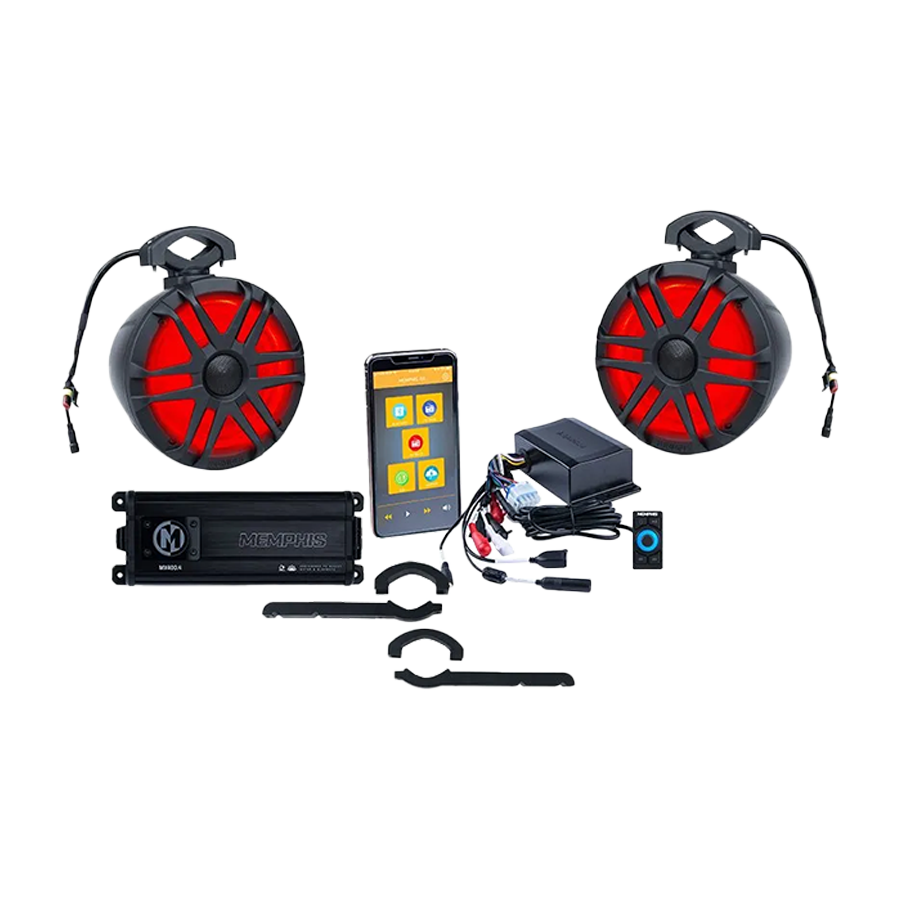 Memphis Universal Profit Cage Kit, SMC2A, Rear Pods, 4Ch Amp: UNKITPRO2