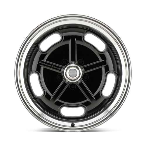 American Racing Vintage VN511 Salt Flat 20-Inch Gloss Black Wheel with Diamond-Cut Lip
