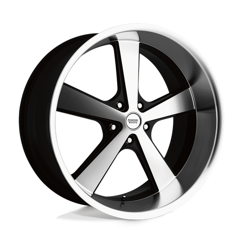 American Racing Vintage VN701 Nova 22x11 Gloss Black Machined Wheel, 5x127 Bolt Pattern