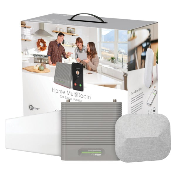 Weboost 470144 Home Multiroom In-building Cellular Signal Booster Kit For Homes Up To 5,000 Sq. Ft., 5g, 470144