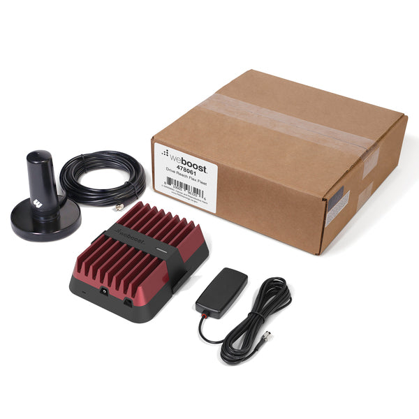 Weboost 478061 Drive Reach Flex Fleet In-vehicle Cellular Signal Booster Kit For Car/truck/van/suv, 5g, 478061