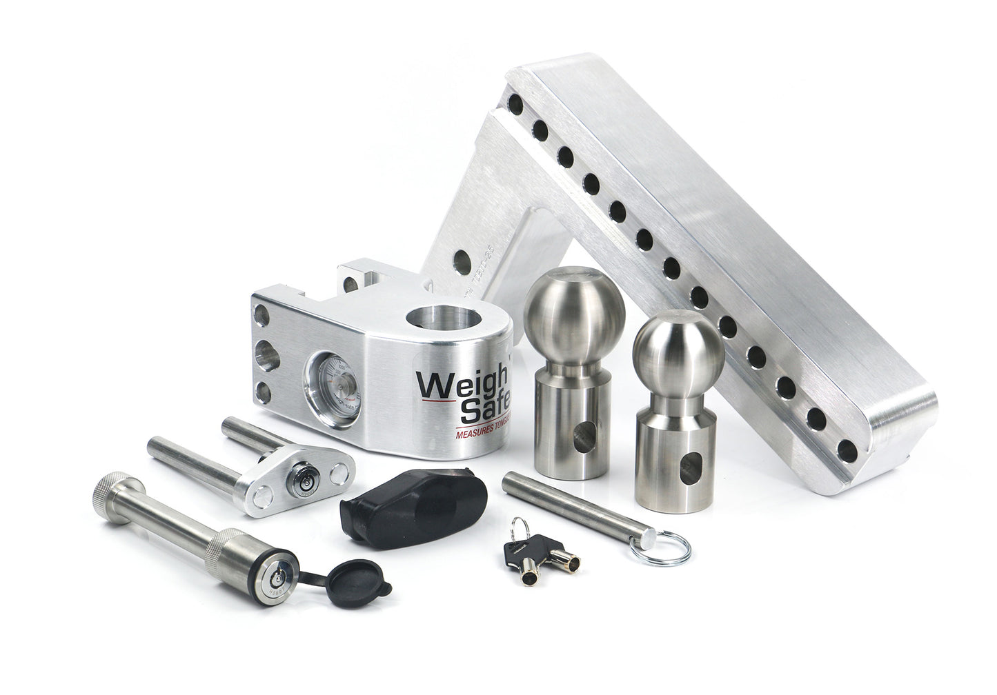 Weigh Safe - WS10-2.5-KA - Trailer Hitch - 10" Drop Hitch with 2.5" Shank Keyed Alike WS05 Included - P/N: WS10-2.5-KA